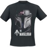 Schwarze Star Wars The Mandalorian Rundhals-Ausschnitt T-Shirts für Herren Größe XXL 