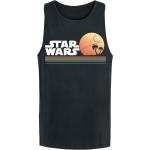 Schwarze Gestreifte Star Wars Rundhals-Ausschnitt Print-Shirts für Herren Größe 3 XL für den für den Sommer 