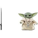 Reduzierte Goldene 25 cm Hasbro Star Wars The Mandalorian Lichtschwerter & Laserschwerter aus Metall für Mädchen für 3 - 5 Jahre 