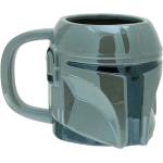 Graue Star Wars The Mandalorian Jumbotassen & XXL Tassen 600 ml aus Keramik 1-teilig 