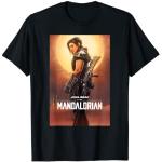 Schwarze Star Wars The Mandalorian T-Shirts für Herren Größe S für den für den Sommer 