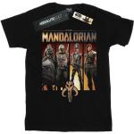 Star Wars - "The Mandalorian Character Lineup" T-Shirt für Mädchen BI38780 (140-146) (Schwarz)