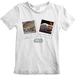 Weiße Star Wars Yoda Kinder T-Shirts für Jungen Größe 164 