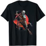 Schwarze Star Wars The Mandalorian T-Shirts für Herren Größe S 