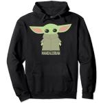 Schwarze Star Wars Yoda Baby Yoda / The Child Herrenhoodies & Herrenkapuzenpullover Größe S 