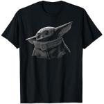 Schwarze Star Wars Yoda Baby Yoda / The Child T-Shirts für Herren Größe S 