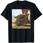 Schwarze Star Wars Yoda Baby Yoda / The Child T-Shirts für Herren Größe S 