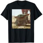 Schwarze Star Wars Yoda Baby Yoda / The Child T-Shirts Größe S 