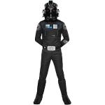 Schwarze Star Wars Pilotenkostüme aus Polyester für Kinder Größe 152 