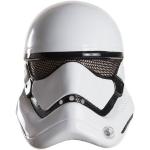 Schwarze Star Wars Stormtrooper Halbmasken für Kinder Einheitsgröße 