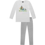 Weiße ONOMATO Star Wars Yoda Kinderschlafanzüge & Kinderpyjamas aus Baumwolle für Jungen Größe 146 