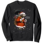 Schwarze Star Wars Yoda Herrensweatshirts Größe S Weihnachten 