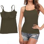Reduzierte Olivgrüne BH-Hemden für Damen Größe XL für den für den Winter 