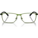 Grüne Panto-Brillen aus Metall für Herren 