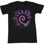 Lila StarCraft T-Shirts für Herren Größe L 