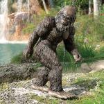 Statue Bigfoot Der Garten Yeti