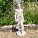 Weiße 30 cm Gartenfiguren & Gartenskulpturen aus Marmor 