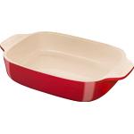STAUB Auflaufform Groß aus Keramik - Für Lasagne, Tiramisu & Auflauf - Eckig - Ofenfest (Rot klein (20x16cm 0.6 L))