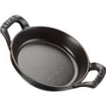 Staub - Small Round Dish in Cast Iron, Graphite Grey - Grau