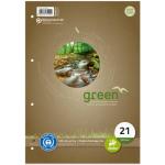 Grünes Designpapier DIN A4, 70g, 50 Blatt 