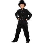 Schwarze Schornsteinfeger-Kostüme für Kinder 