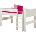 Weiße Steens for Kids Hochbetten mit Schreibtisch aus MDF 90x200 