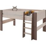 Reduzierte Weiße Moderne Steens for Kids Nachhaltige Hochbetten mit Schreibtisch aus Massivholz 