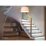 Weiße Moderne Beliani Benue Runde Design-Bogenlampen aus Metall 