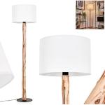 Moderne hofstein Runde Moderne Stehlampen aus Holz smart home E27 