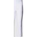 Weiße Unifarbene STEHMANN 7/8-Hosen aus Baumwollmischung für Damen Größe L 