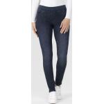 Blaue STEHMANN Slim Fit Jeans aus Denim für Damen Größe XS 
