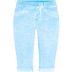 Reduzierte Hellblaue STEHMANN Stretch-Shorts aus Polyamid für Damen für den für den Sommer 