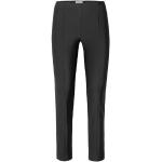 Schwarze Unifarbene Casual STEHMANN Freizeithosen aus Polyamid maschinenwaschbar für Damen Größe XS für den für den Winter 