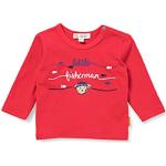 Rote Langärmelige Steiff Longsleeves für Kinder & Kinderlangarmshirts mit Fisch-Motiv ohne Verschluss aus Jersey für Babys Größe 62 