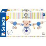 Blaue Selecta Spielzeug Kinderwagenketten & Kinderwagenanhänger aus Holz für 0 - 6 Monate 