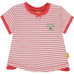 Reduzierte Rote Gestreifte Romantische Steiff Kinder T-Shirts ohne Verschluss aus Jersey maschinenwaschbar für Mädchen 