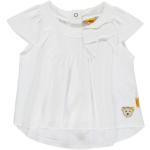 Reduzierte Weiße Steiff Kinder T-Shirts aus Baumwolle maschinenwaschbar für Mädchen Größe 116 