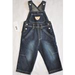Blaue Steiff Jeans-Latzhosen für Kinder aus Baumwolle Größe 86 