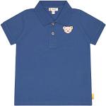 Marineblaue Kurzärmelige Steiff Kurzarm-Poloshirts für Kinder für Jungen Größe 92 