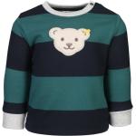 Reduzierte Grüne Steiff Rundhals-Ausschnitt Kindersweatshirts aus Baumwolle für Jungen Größe 86 für den für den Herbst 