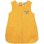 Gelbe Steiff Kinderstretchkleider aus Baumwolle für Babys 