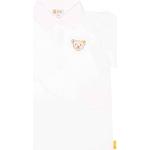Weiße Kurzärmelige Steiff Kurzarm-Poloshirts für Kinder für Mädchen Größe 110 