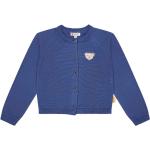 Blaue Rundhals-Ausschnitt Kinderübergangsjacken aus Baumwolle für Mädchen Größe 92 