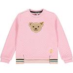 Pinke Steiff Kindersweatshirts für Mädchen 