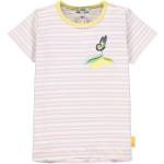 Pinke Gestreifte Steiff Printed Shirts für Kinder & Druck-Shirts für Kinder mit Schmetterlingsmotiv ohne Verschluss aus Jersey für Mädchen Größe 98 