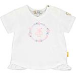 Weiße Steiff Kinder T-Shirts für Mädchen Größe 56 