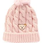 Rosa Steiff Caps für Kinder & Cappies für Kinder aus Baumwolle für Mädchen 