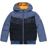 Blaue Steiff Kinderübergangsjacken mit Reißverschluss aus Polyester für Jungen 