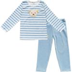 Blaue Steiff Kinderschlafanzüge & Kinderpyjamas Größe 86 