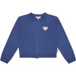 Blaue Unifarbene Steiff Rundhals-Ausschnitt Kinderübergangsjacken aus Baumwolle für Mädchen Größe 128 